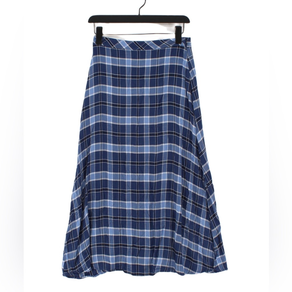 NA-KD Plaid Maxi Skirt w/ Side Slit EU 40